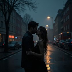 封面 Поцелуй под дождём