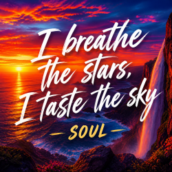 封面 I breathe the stars, I taste the sky