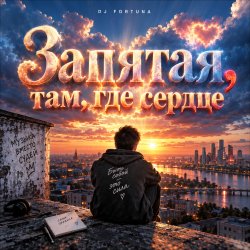 封面 DJ FORTUNA - ЗАПЯТАЯ ТАМ, ГДЕ СЕРДЦЕ