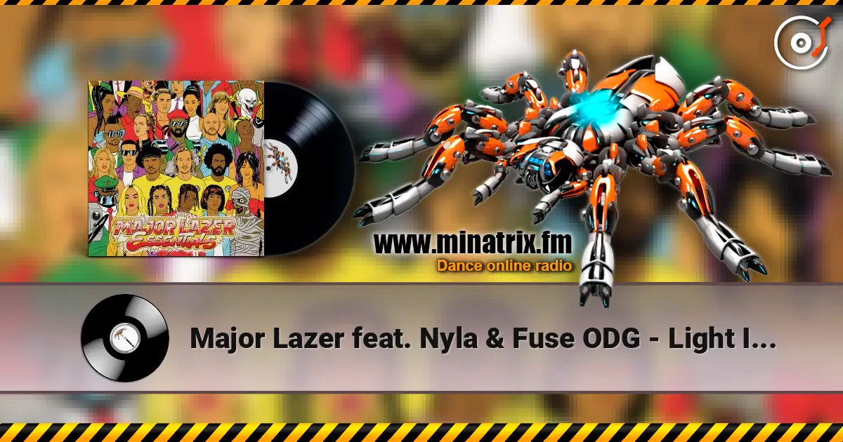 Major Lazer feat. Nyla & Fuse ODG - Light It Up [Remix] listen online in high quality | Minatrix.FM