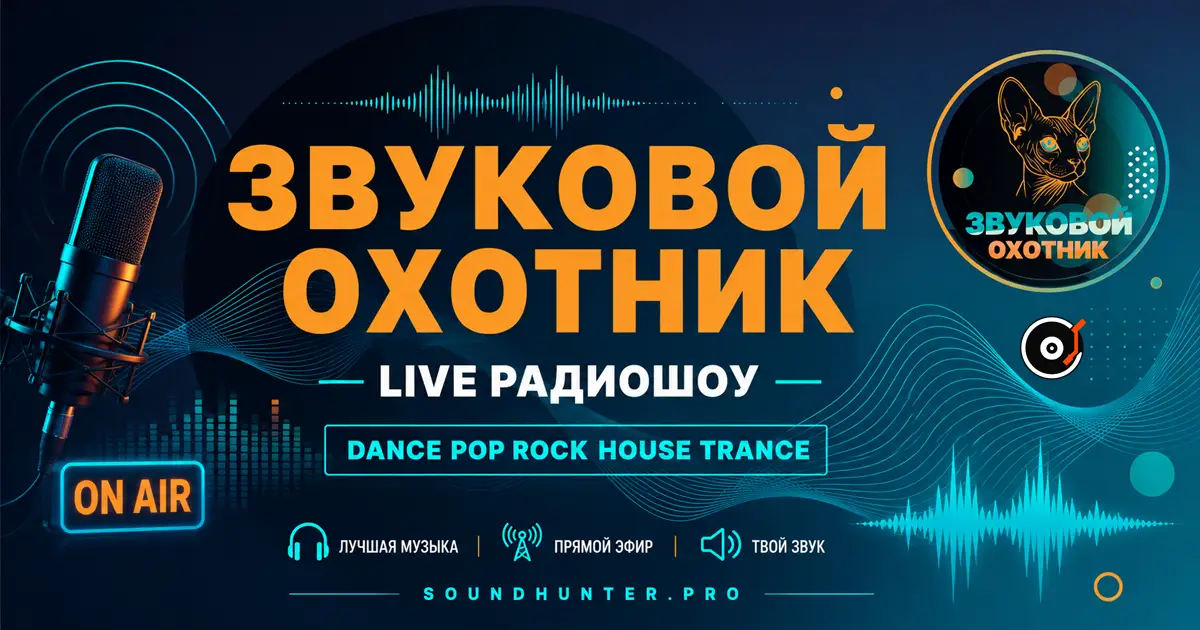 Звуковой Охотник 电台节目: «Звуковой Охотник». 星期六 于 21:00
