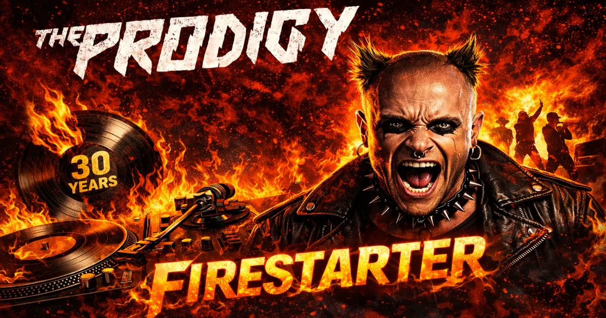The Prodigy 推出《Firestarter》30周年纪念黑胶再版——这首经典单曲强势回归