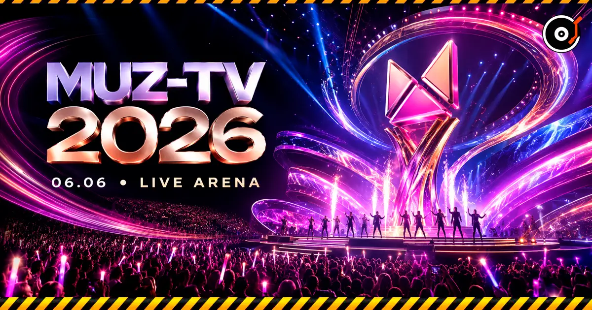 “MUZ-TV 2026. 运动”：6月6日，Live Arena将成为大型流行音乐舞台的中心