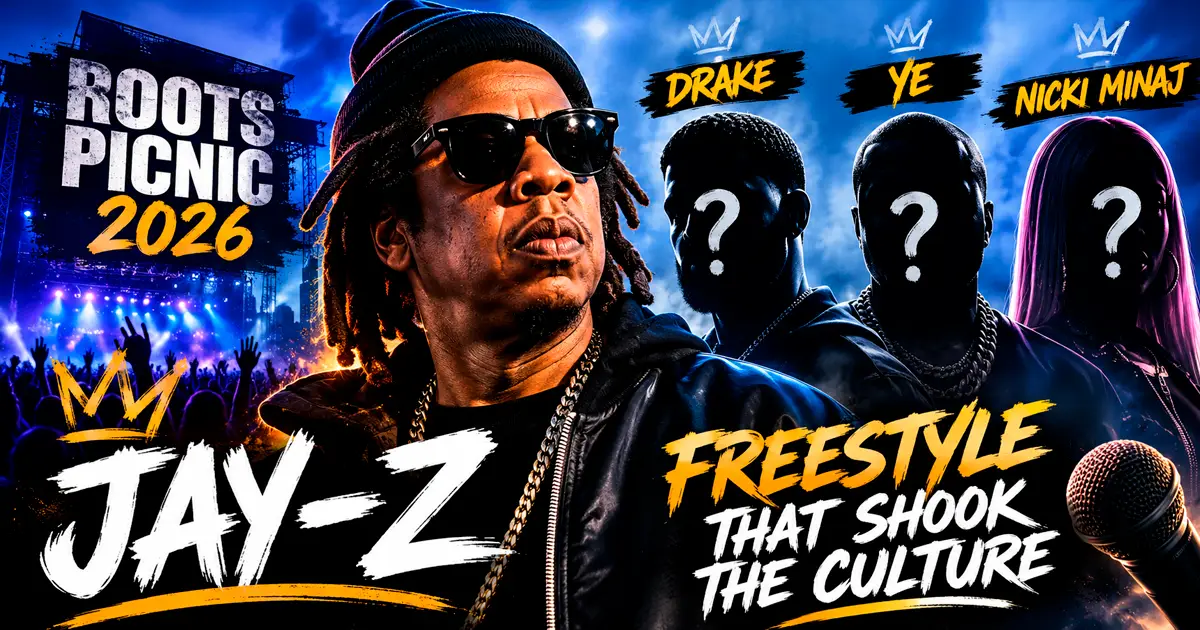 Jay-Z重回攻击模式：Roots Picnic上的freestyle被解读为针对Drake、Ye和Nicki Minaj的diss