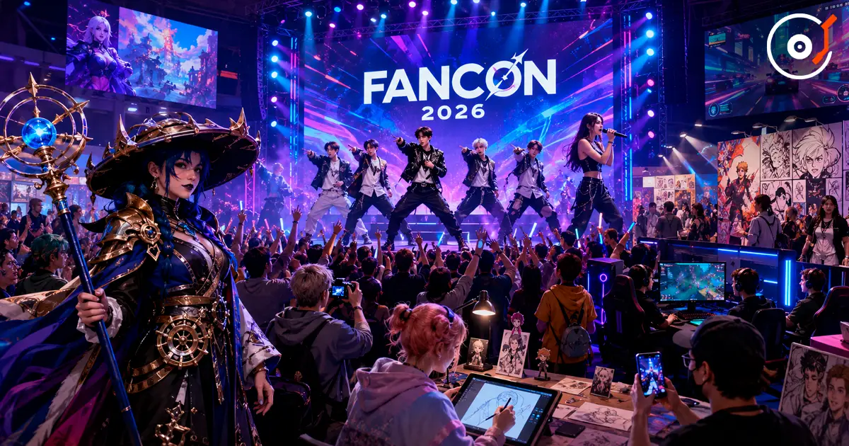 基辅FANCON 2026：流行文化、K-pop与新音乐场景正成为乌克兰大型产业的一部分